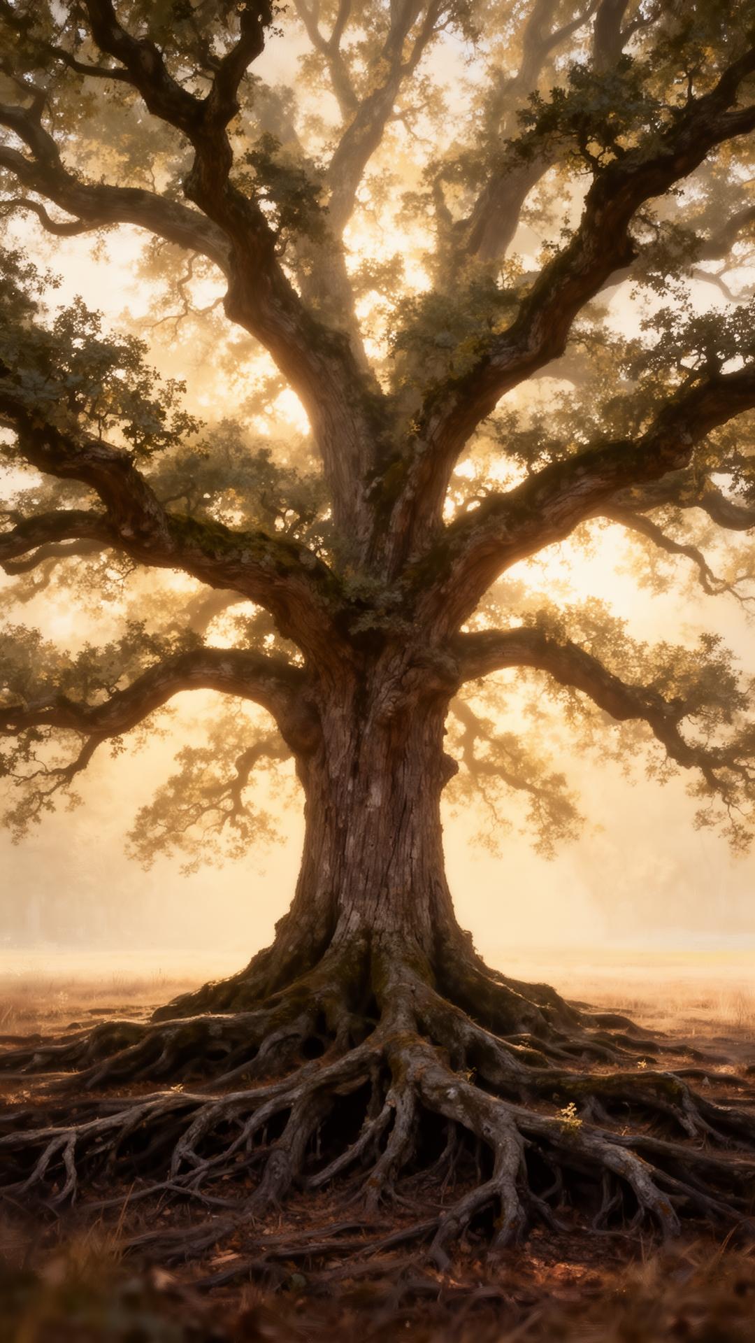 A great oak — symbol of legacy and roots